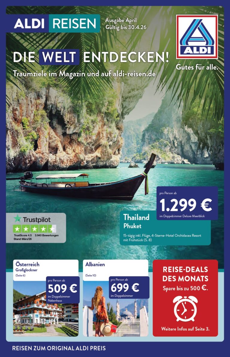 Aldi Nord Prospekt 01.04.2026 – 30.04.2026