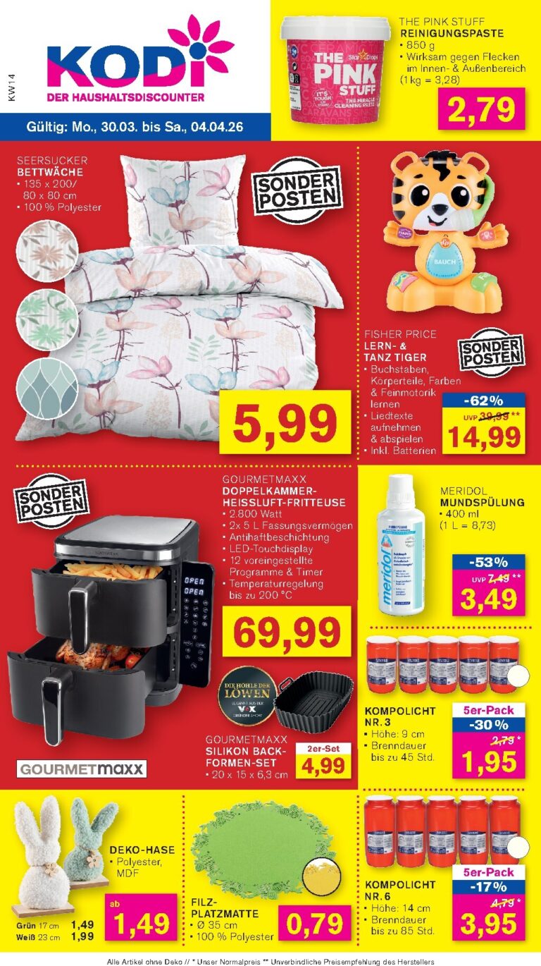 Kodi Prospekt 30.03.2026 – 04.04.2026