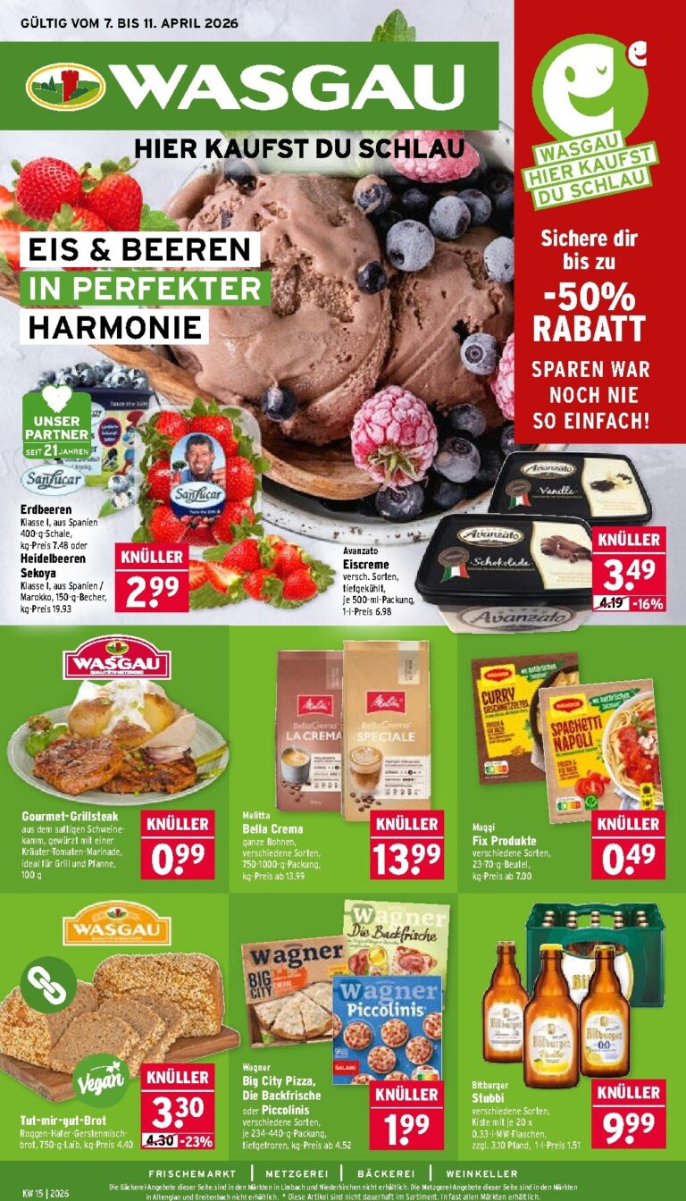 Wasgau Prospekt 07.04.2026 – 11.04.2026
