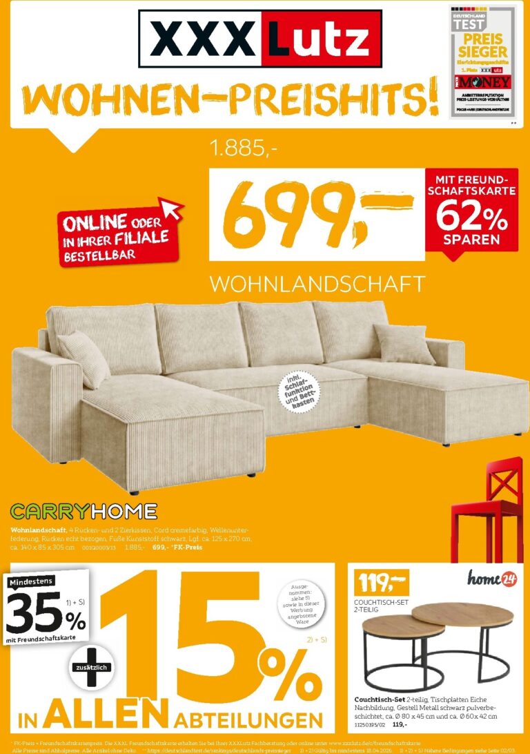 XXXLutz Prospekt 18.04.2026