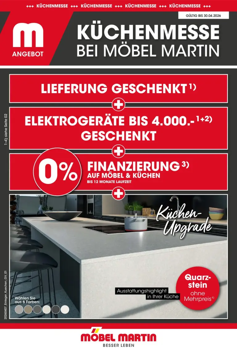 Möbel Martin Prospekt 30.04.2026