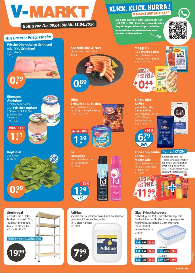 V-Markt Prospekt 09.04.2026 – 15.04.2026