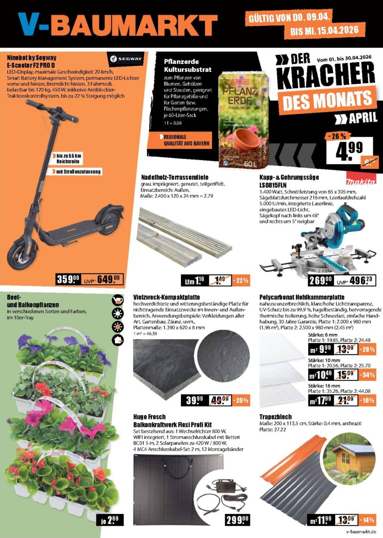 V-Markt Prospekt 09.04.2026 – 15.04.2026