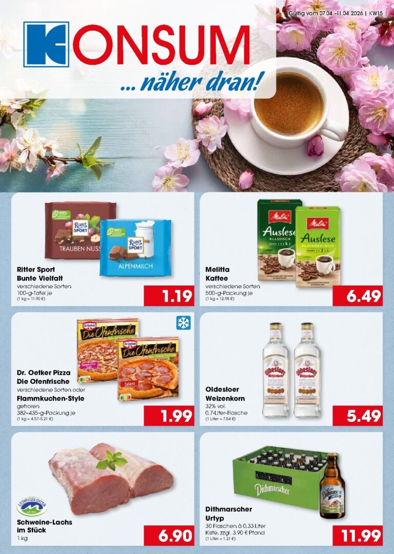 Konsum Leipzig Prospekt 07.04.2026 – 11.04.2026