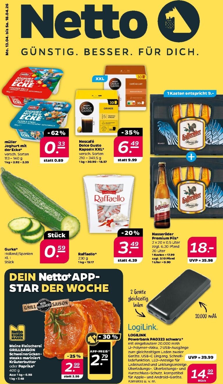 Netto Prospekt 13.04.2026 – 18.04.2026