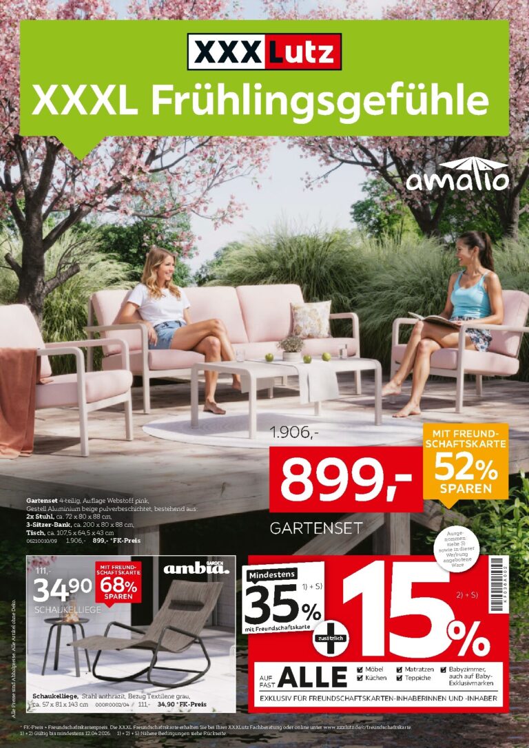XXXLutz Prospekt 30.03.2026 – 12.04.2026