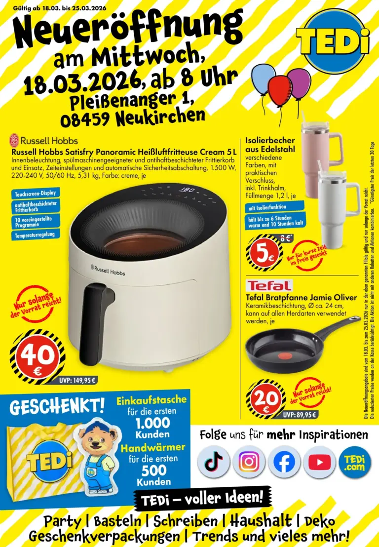 TEDi Prospekt 18.03.2026 – 25.03.2026