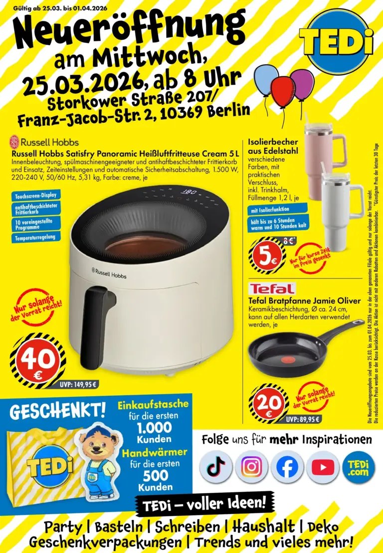 TEDi Prospekt 25.03.2026 – 01.04.2026