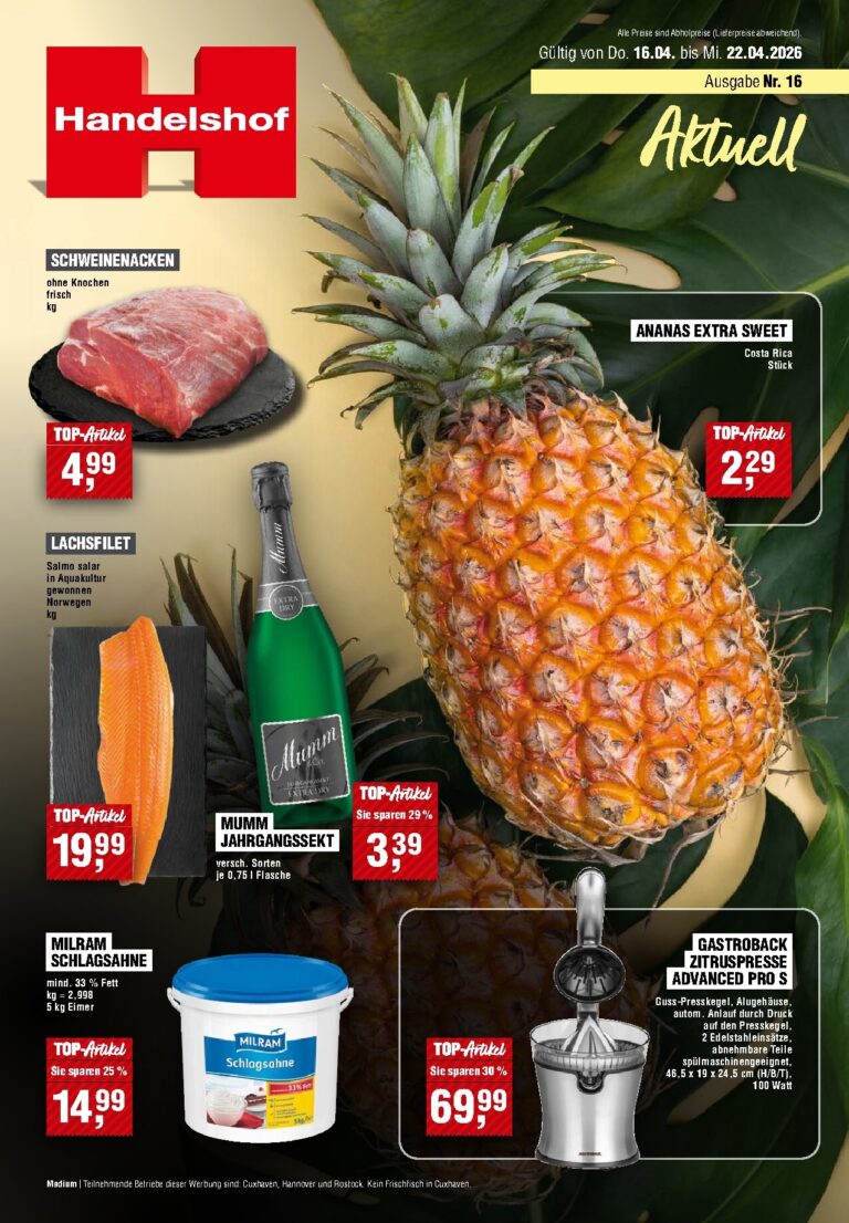 Handelshof Prospekt 16.04.2026 – 22.04.2026