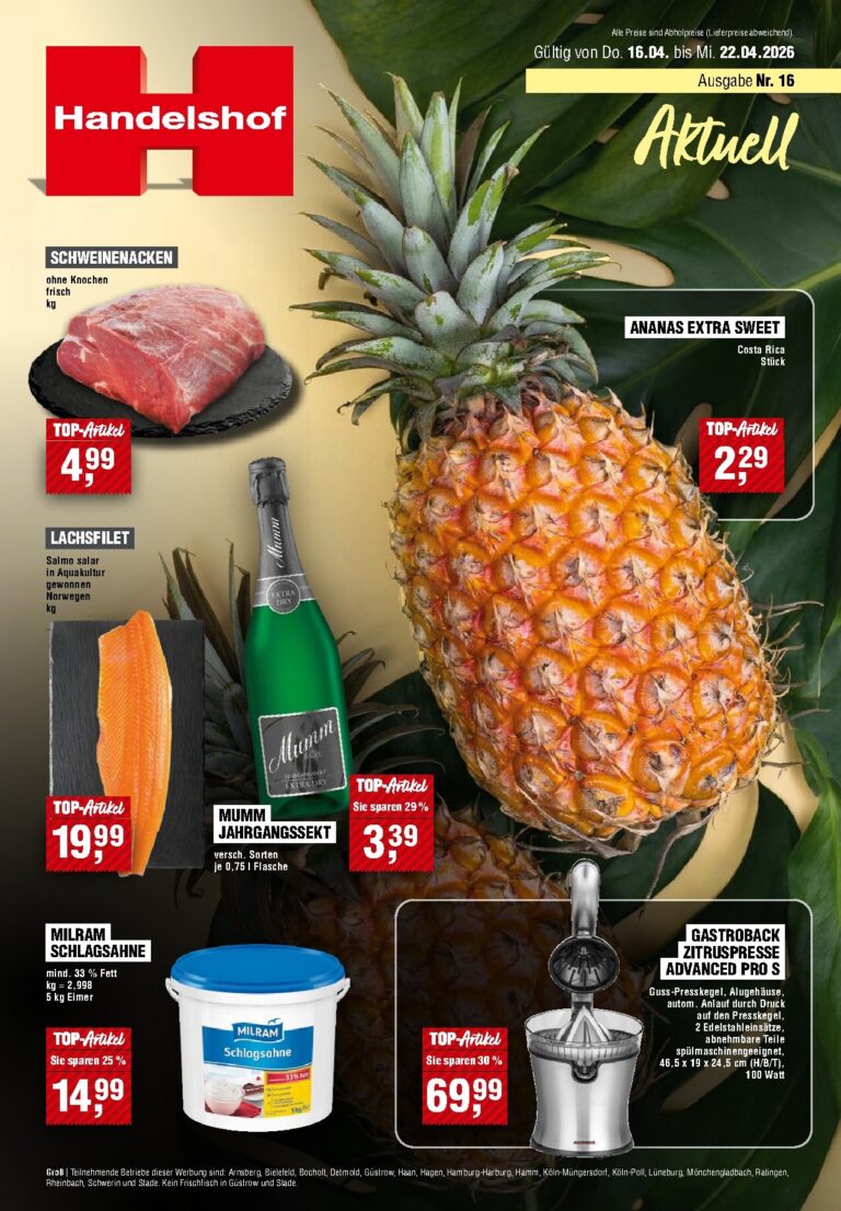 Handelshof Prospekt 16.04.2026 – 22.04.2026