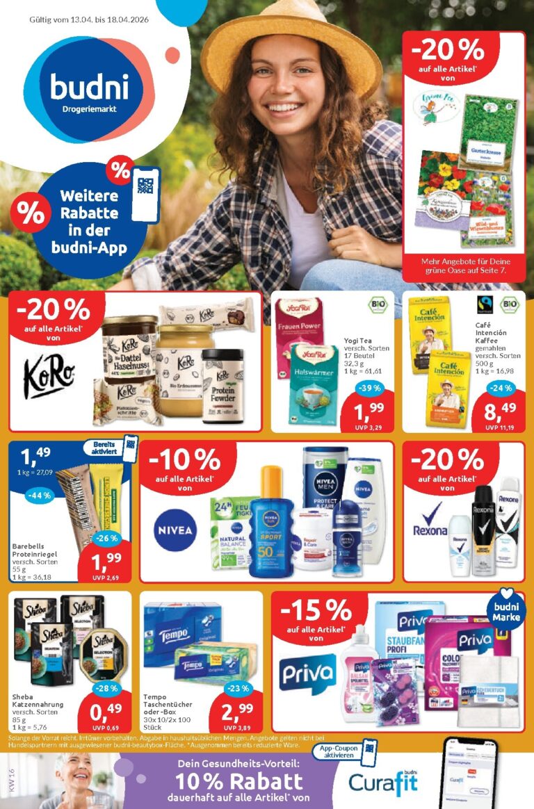 Budni Prospekt 13.04.2026 – 18.04.2026