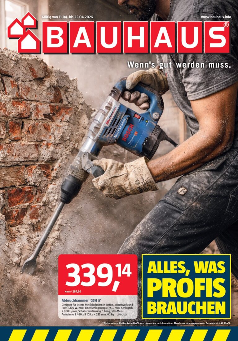 Bauhaus Prospekt 11.04.2026 – 25.04.2026