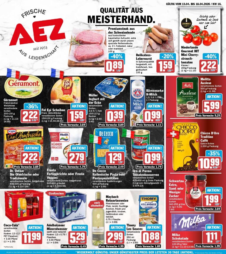 Aez Prospekt 13.04.2026 – 18.04.2026