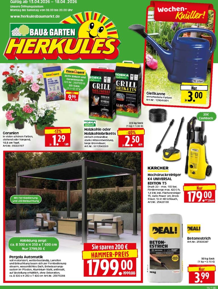 Herkules Prospekt 13.04.2026 – 18.04.2026