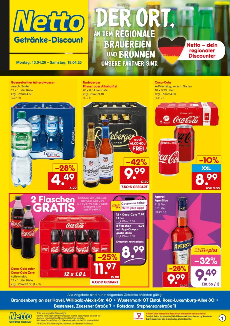 Netto Marken-Discount Prospekt 13.04.2026 – 18.04.2026