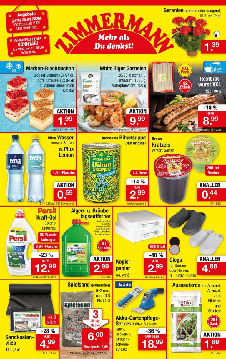 Zimmermann Prospekt 20.04.2026 – 25.04.2026