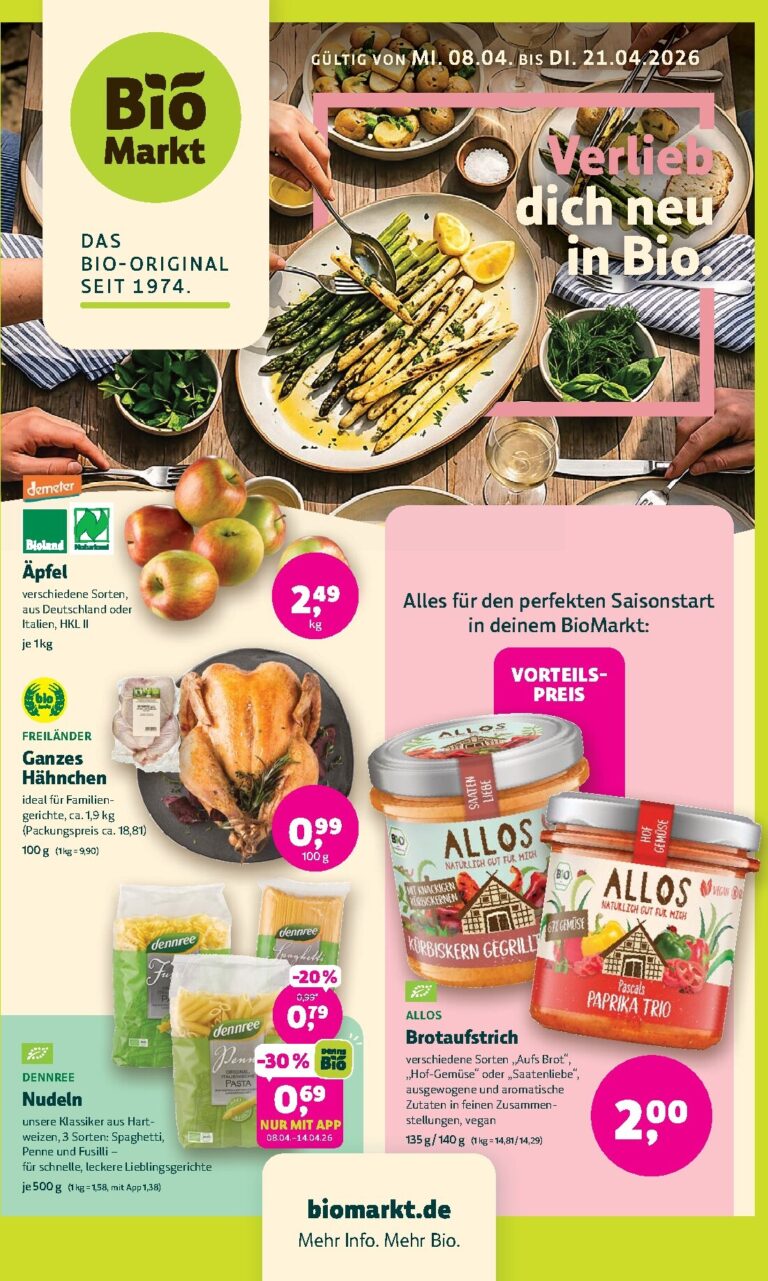 Denn’s Biomarkt Prospekt 08.04.2026 – 21.04.2026
