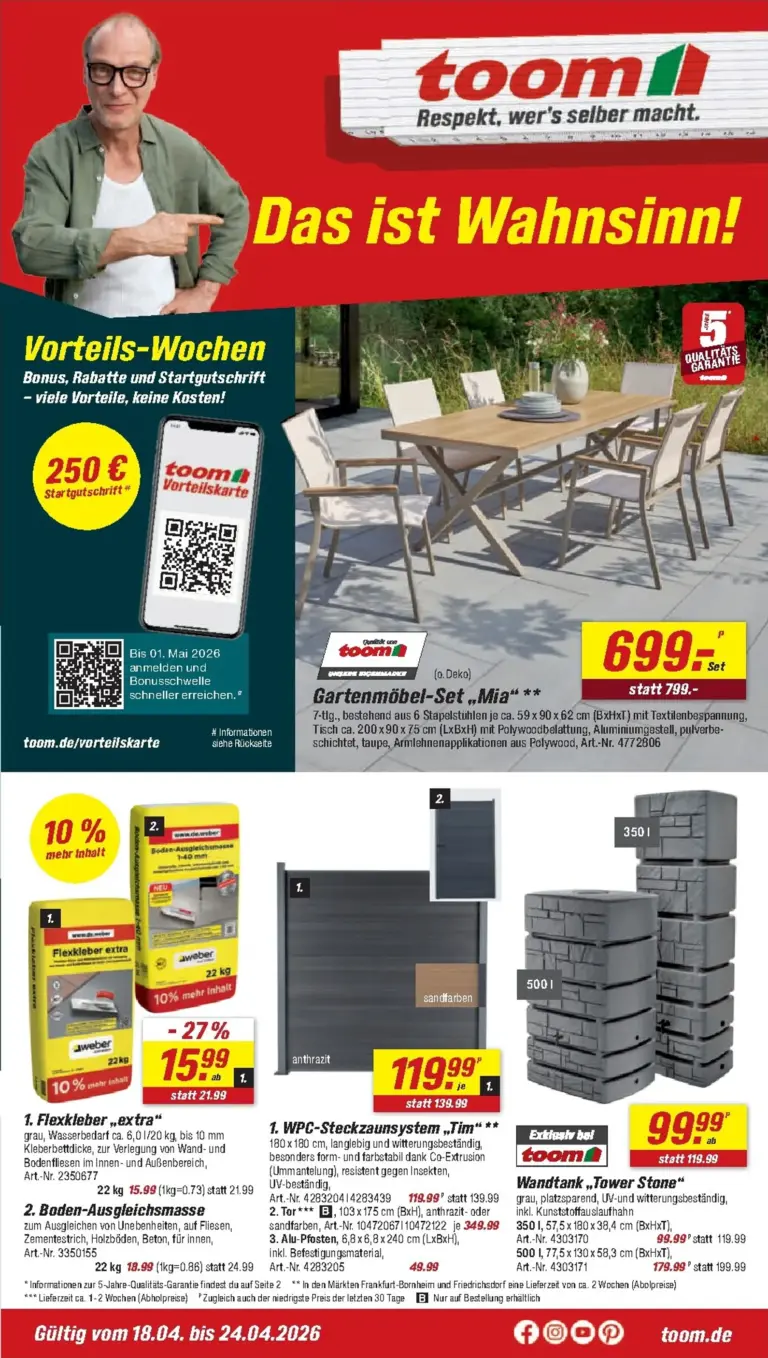 toom Prospekt 18.04.2026 – 24.04.2026