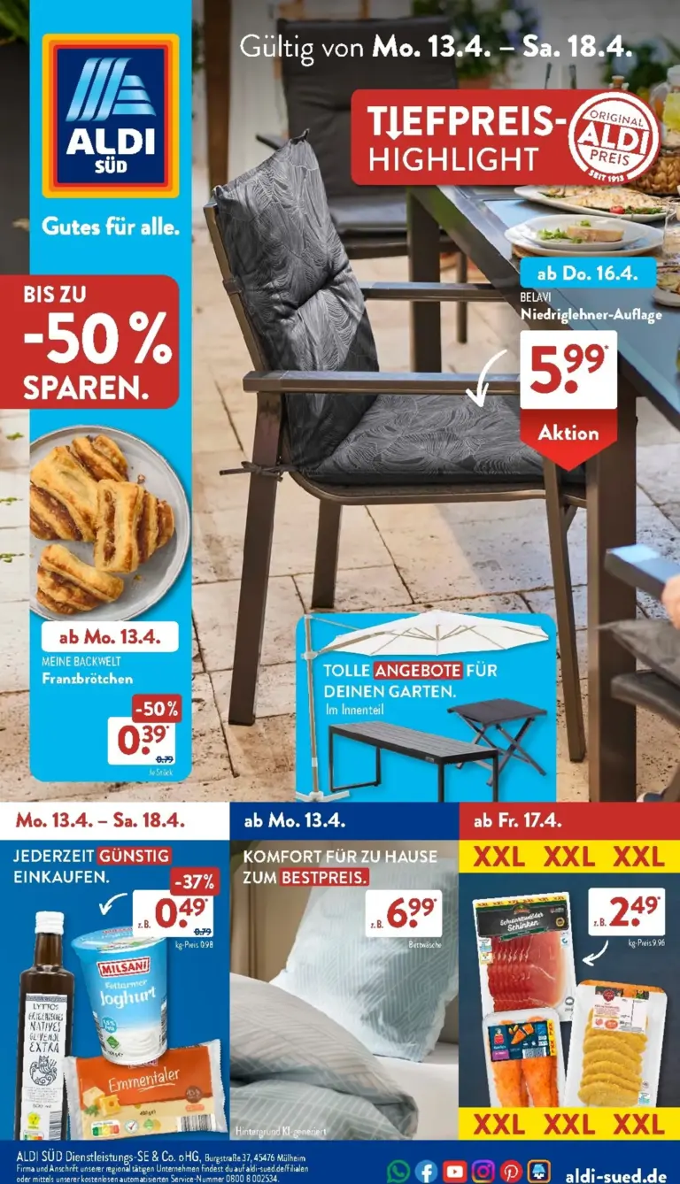 Aldi Süd Prospekt 13.04.2026 - 18.04.2026