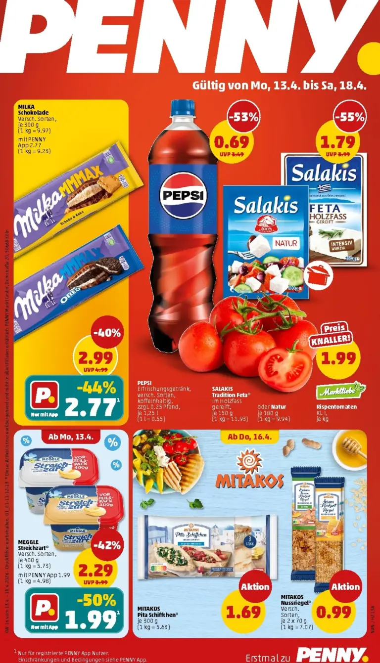 Penny Prospekt 13.04.2026 - 18.04.2026
