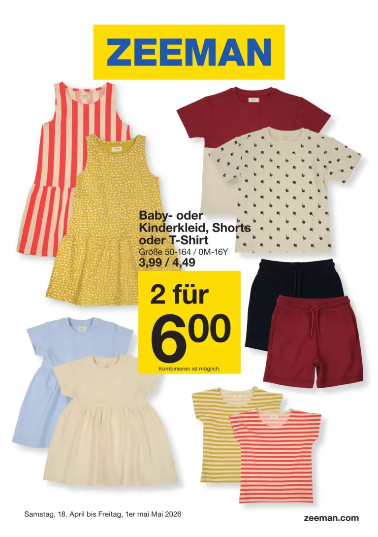 Zeeman Prospekt 18.04.2026 - 01.05.2026