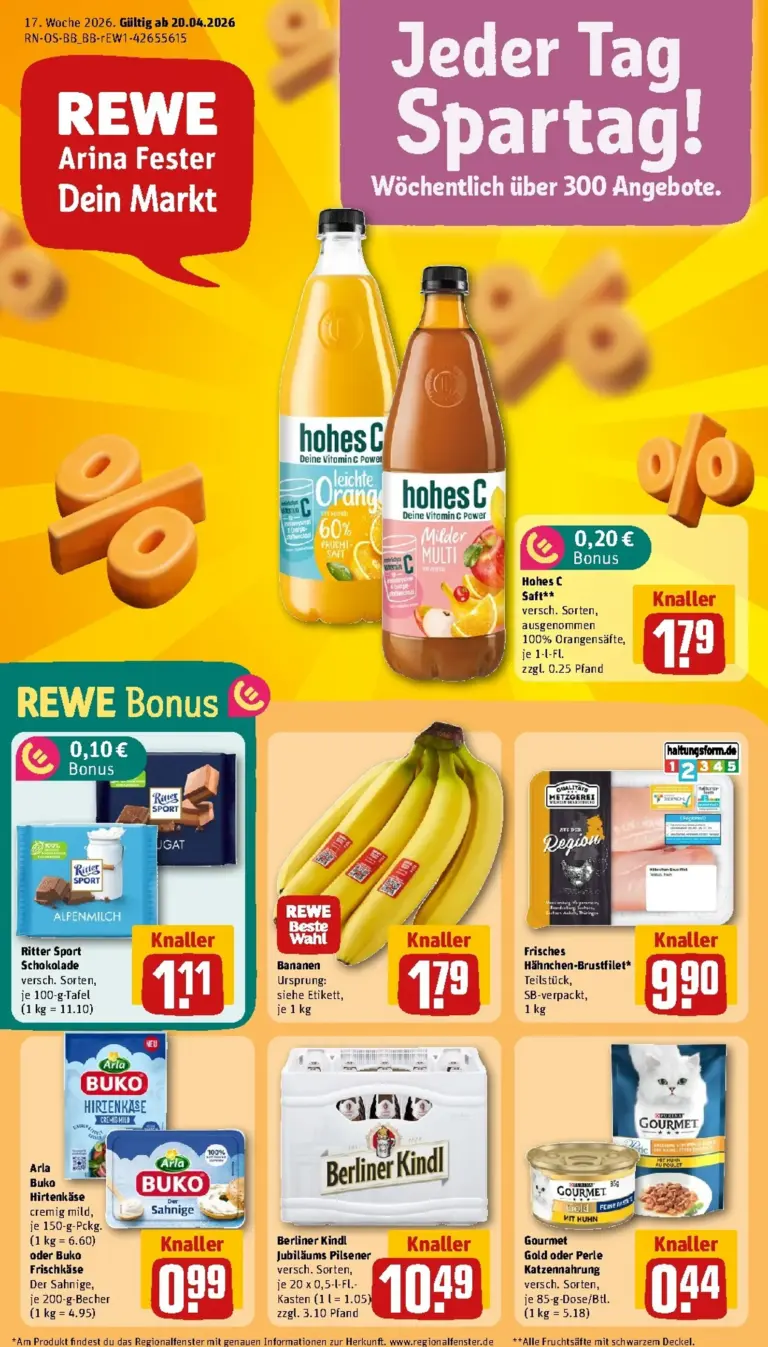 Rewe Prospekt 20.04.2026 - 25.04.2026