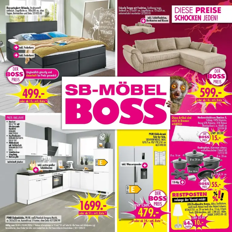 Möbel Boss Prospekt 18.04.2026 - 24.04.2026