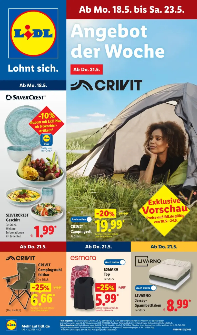 Lidl Prospekt 18.05.2026 - 23.05.2026