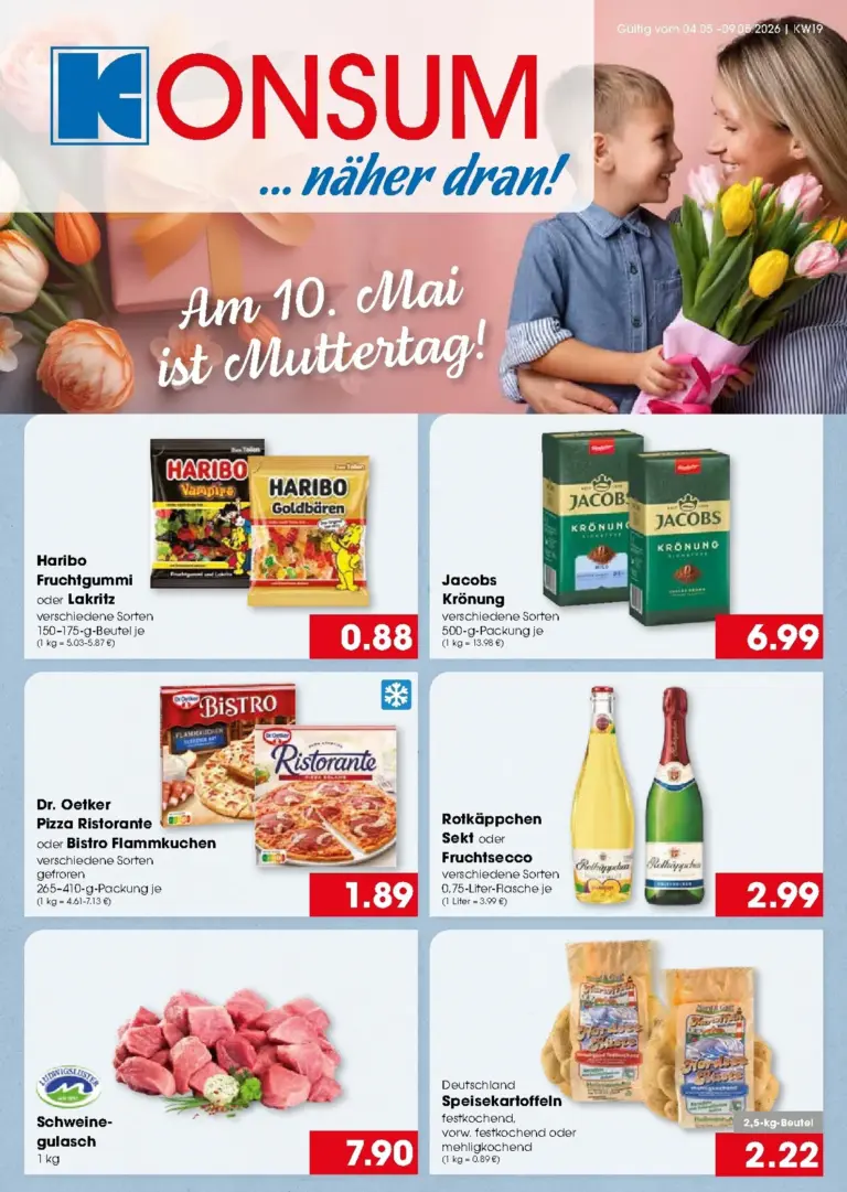 Konsum Leipzig Prospekt 04.05.2026 - 09.05.2026