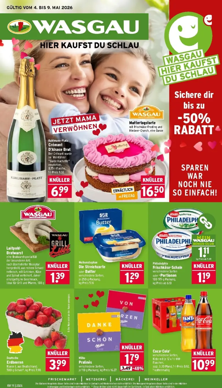 Wasgau Prospekt 04.05.2026 - 09.05.2026