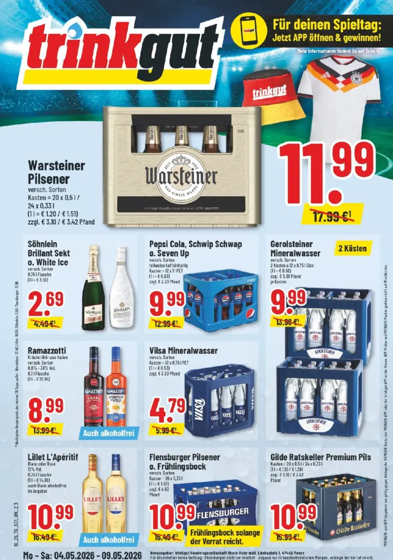 Trinkgut Prospekt 04.05.2026 - 09.05.2026