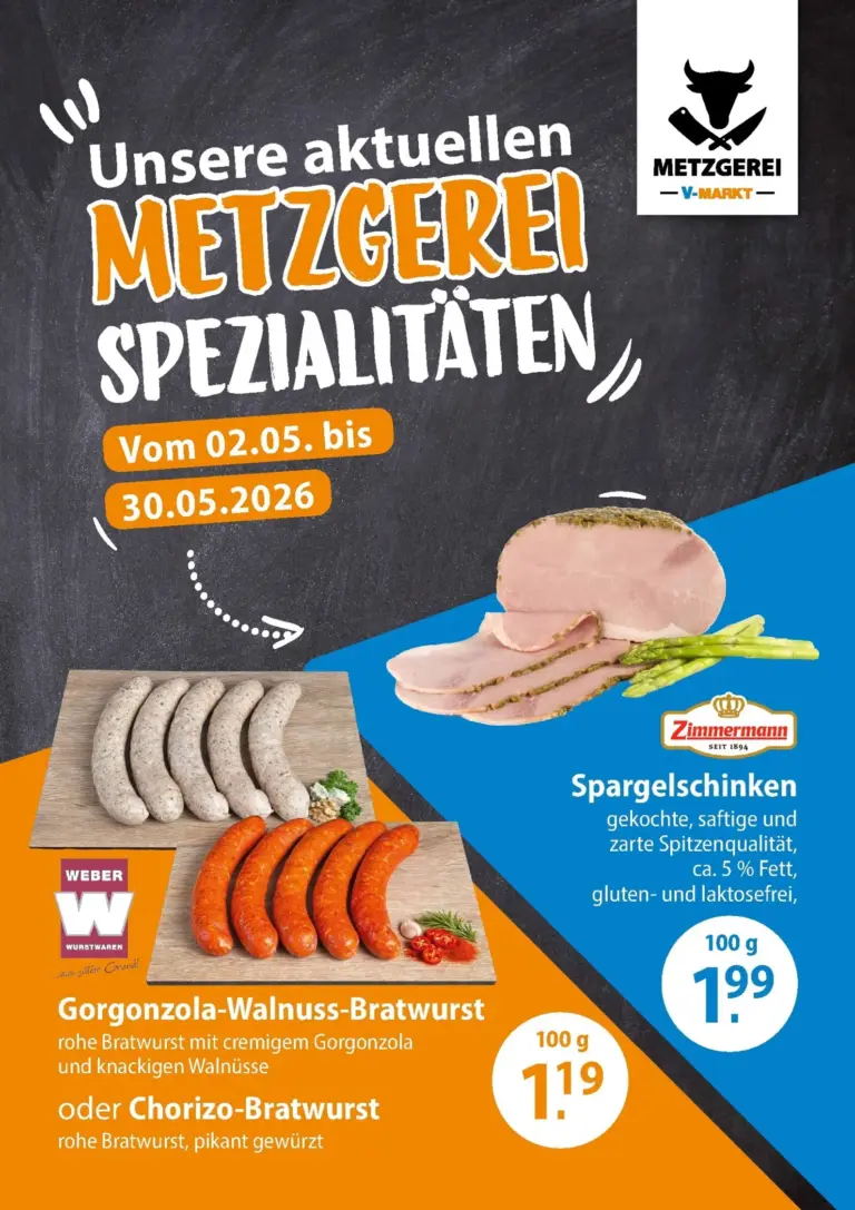 V-Markt Prospekt 02.05.2026 - 30.05.2026