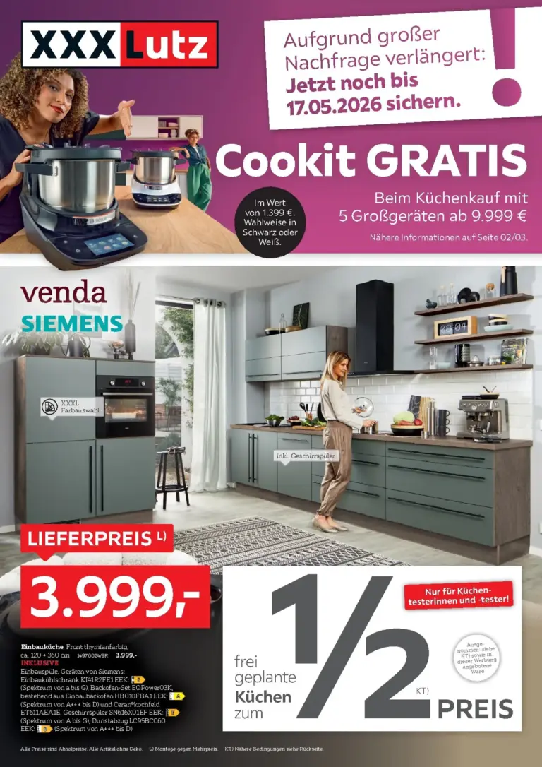 XXXLutz Prospekt 04.05.2026 - 17.05.2026