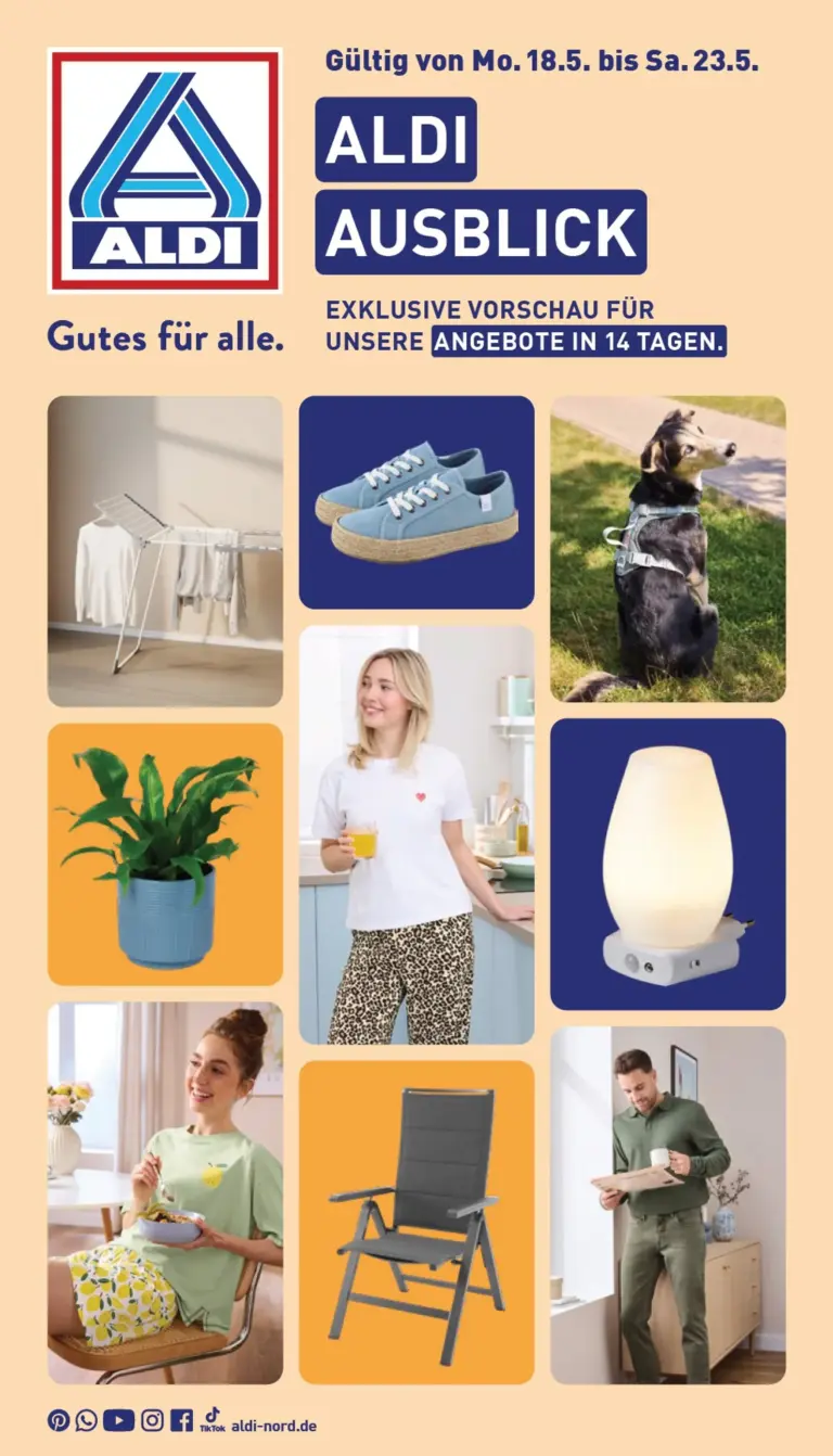 Aldi Nord Prospekt 18.05.2026 - 23.05.2026