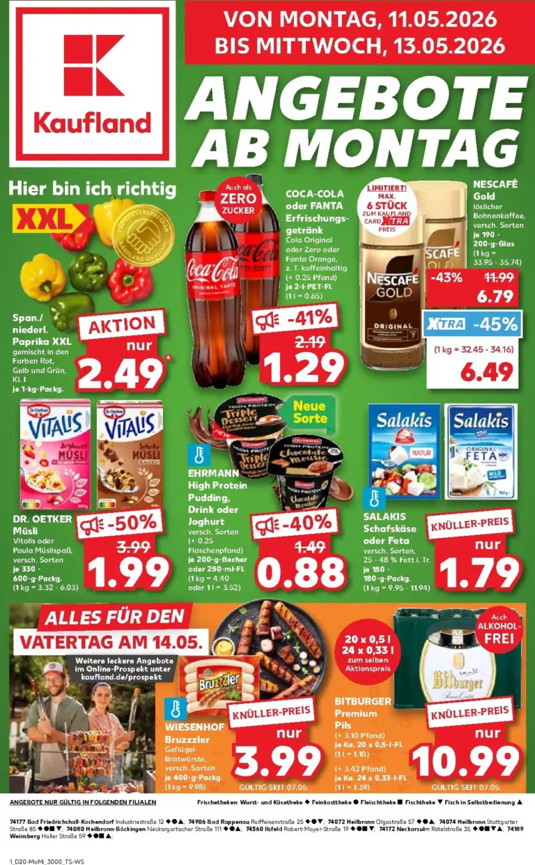 Kaufland Prospekt 11.05.2026 - 13.05.2026